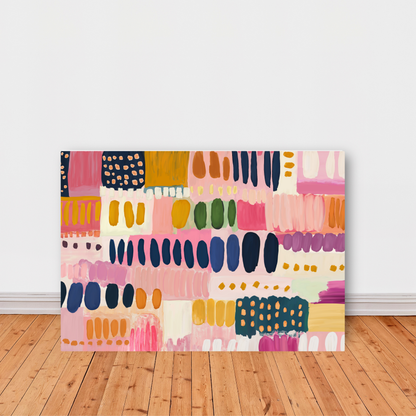 Colourful Abstract Painting Daubs by Print Punk Studio