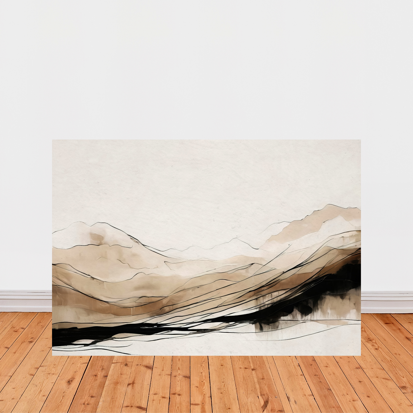 Abstract Hillside Horizon by Alpenglow Workshop