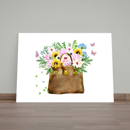 Peonies Hermes Landscape by Mercedes Lopez