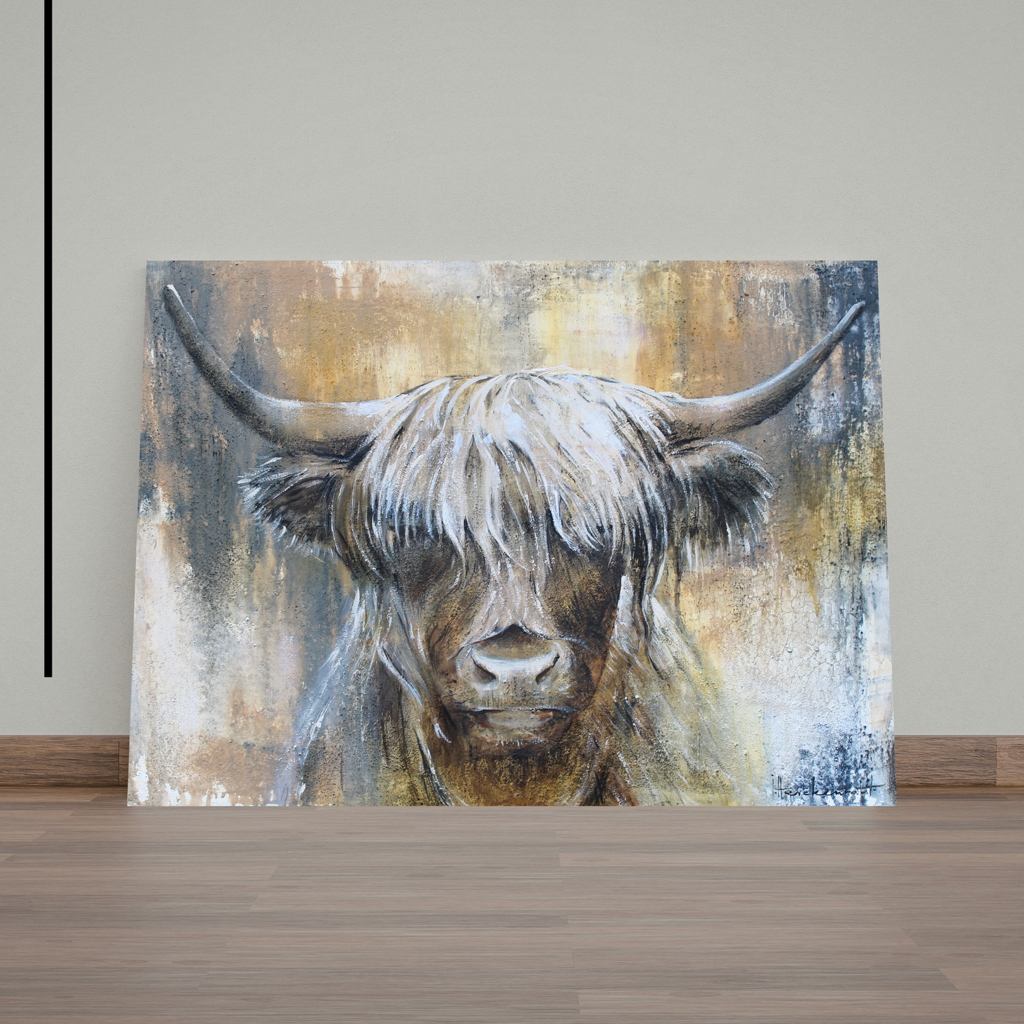 Highland Cow 1 by STUDIO PAINT-ING