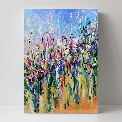 Abstract Flowers 2 by Olga Tkachyk