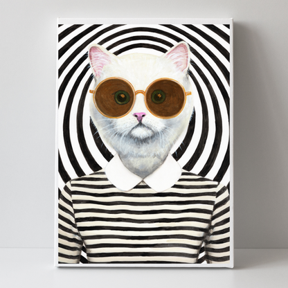 Stripy Cat by Coco Deparis