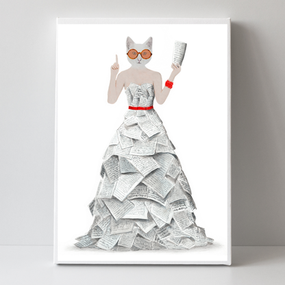 Poetry Cat by Coco Deparis