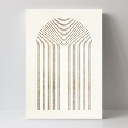 Set of 2 Neutral Mid Century Prints C by Print Punk Studio