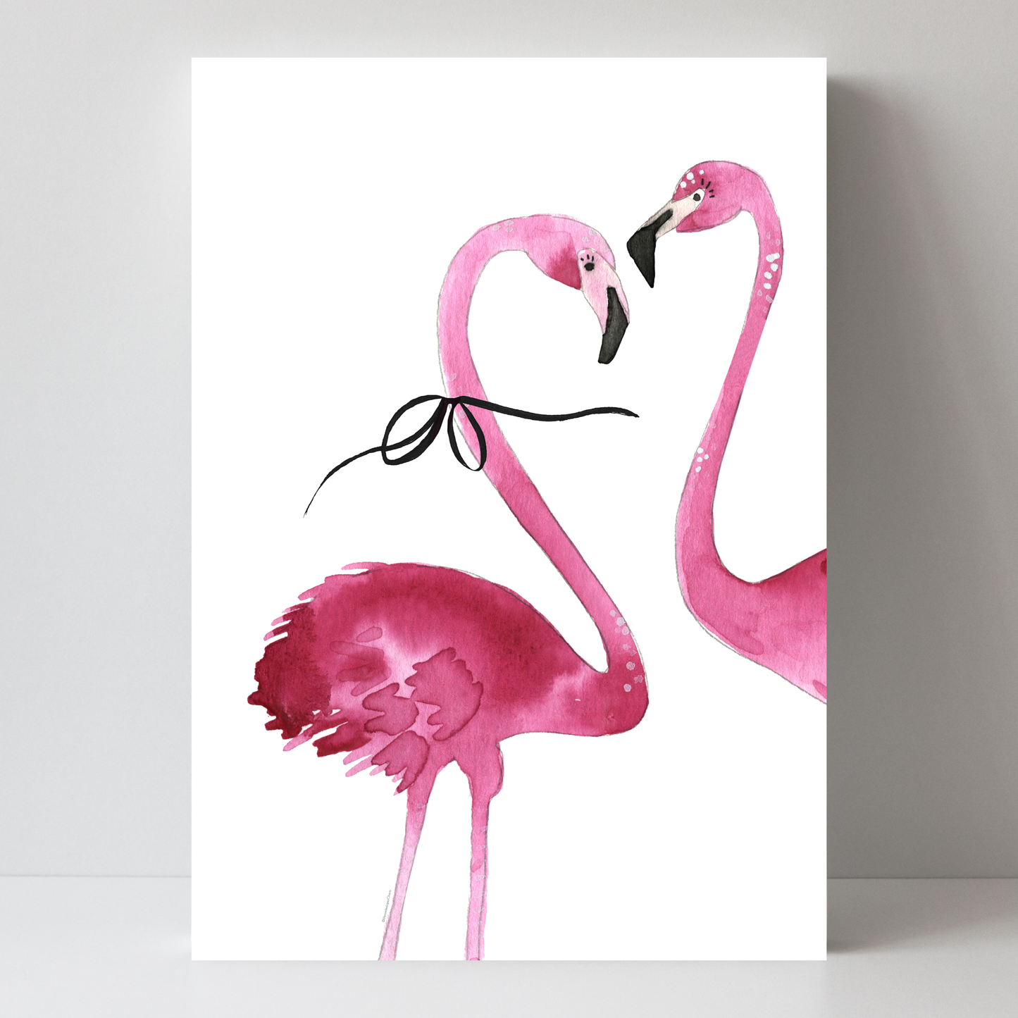 Flamingo Couple by Mercedes Lopez