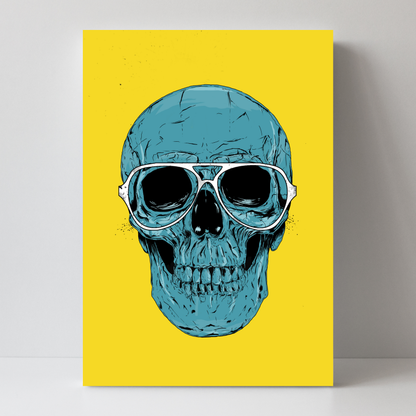 Blue Skull by Balazs Solti