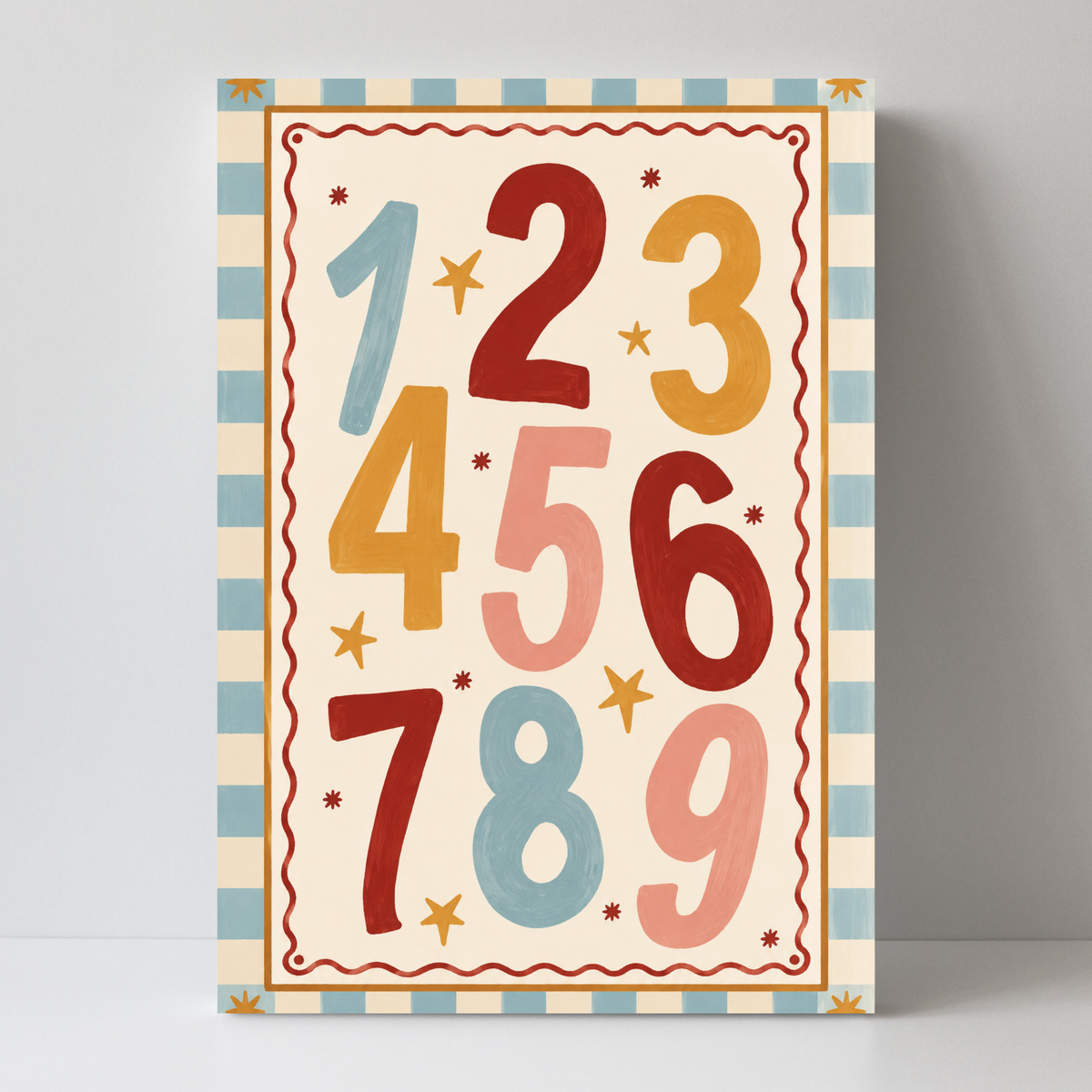 Alphabet Numbers by Print Studio By Anya