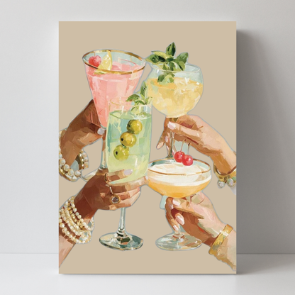 Cheers by Anya by Print Studio By Anya