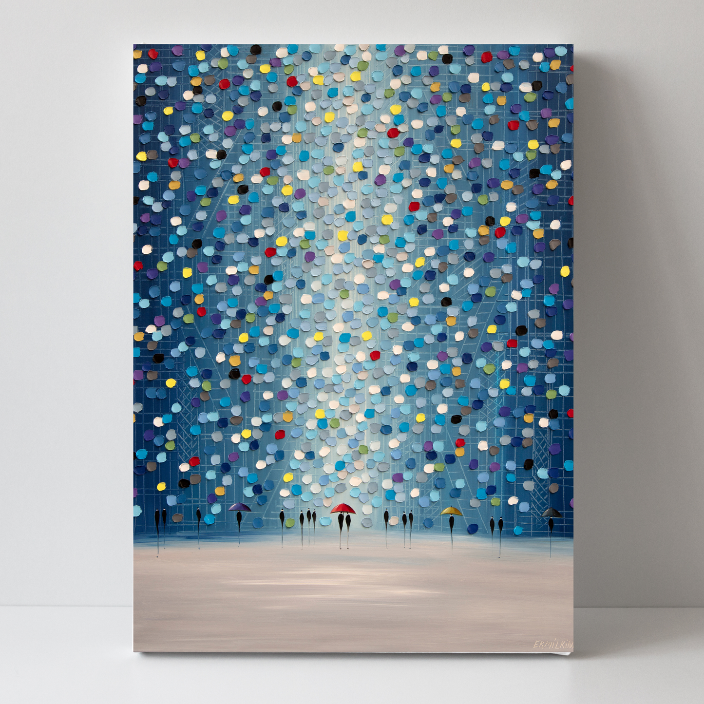 Raindrop Confetti by Ekaterina Ermilkina