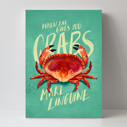 When Life Gives you Crabs by Mark Harrison Prints