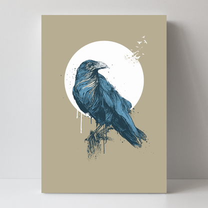 Blue Crow by Balazs Solti