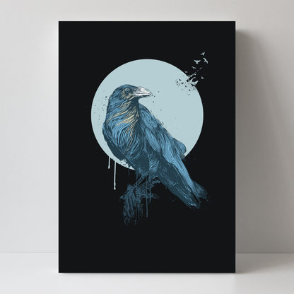 Blue Crow Dark by Balazs Solti