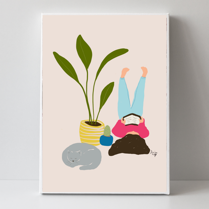 Reading Is Life 2 by Alix Campbell Art