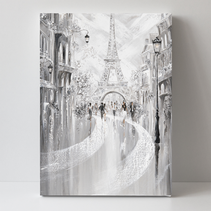 Eiffel Tower Silhouettes by Isabella Karolewicz