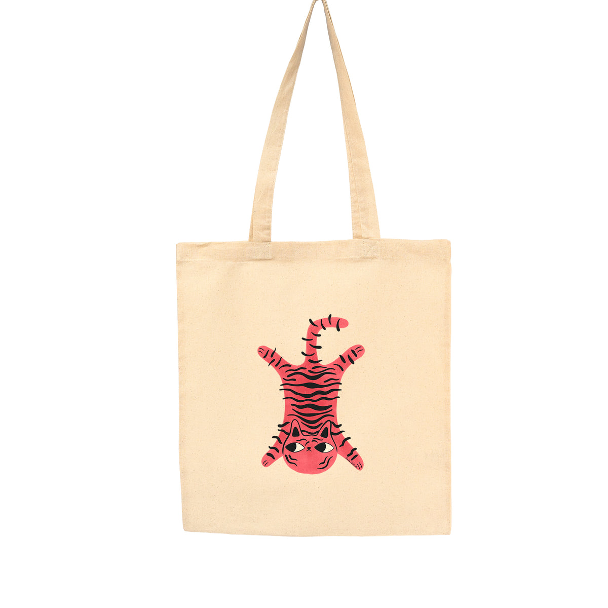 Cat Rug - Tote Bag by Carrie Cantwell