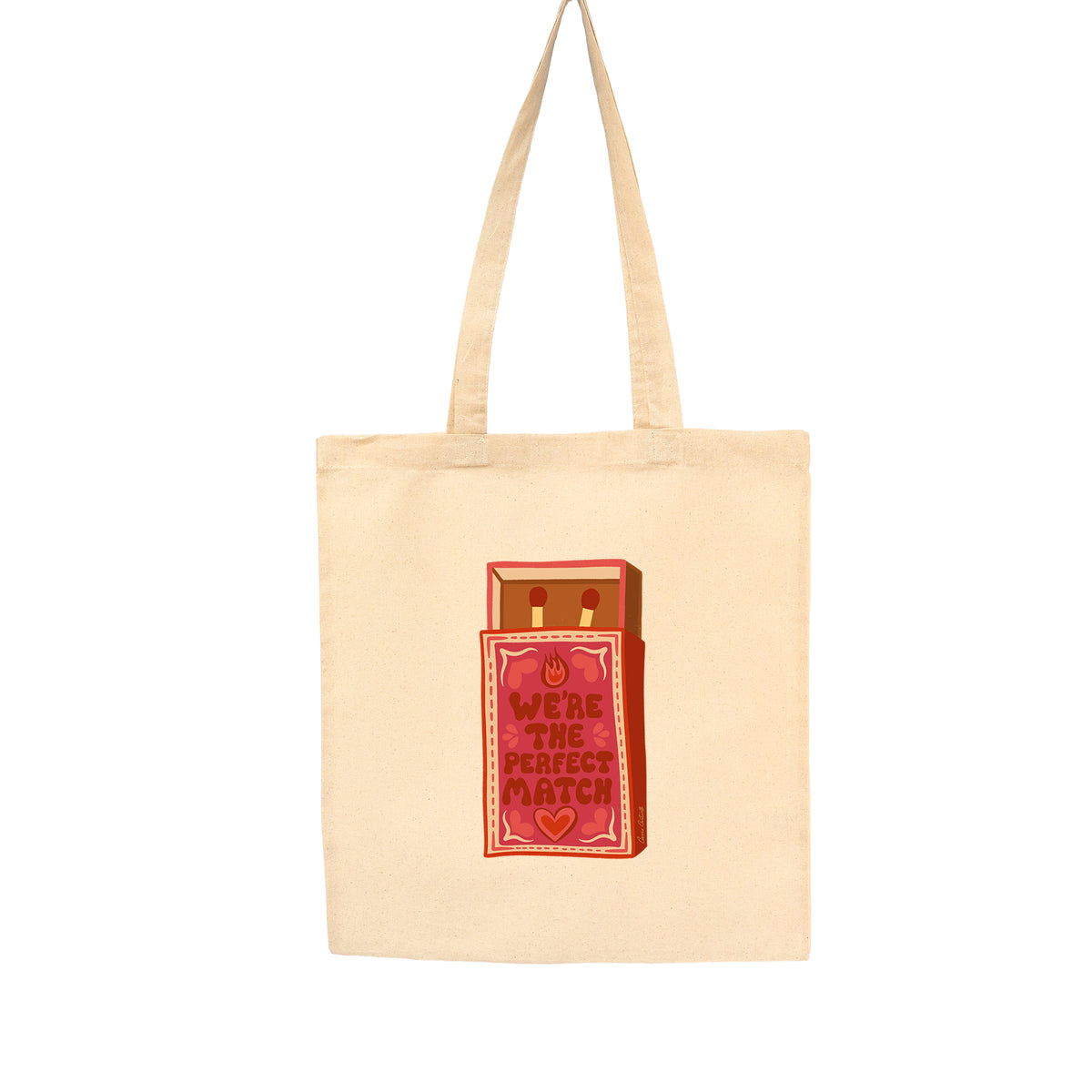 Perfect Match - Tote Bag by Carrie Cantwell
