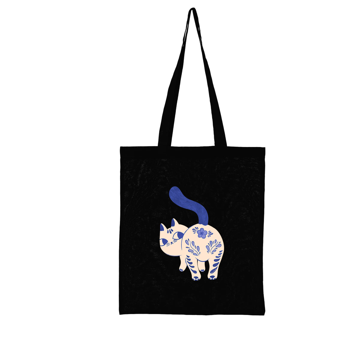 Purrcelin Cat No. 01 - Tote Bag by Carrie Cantwell