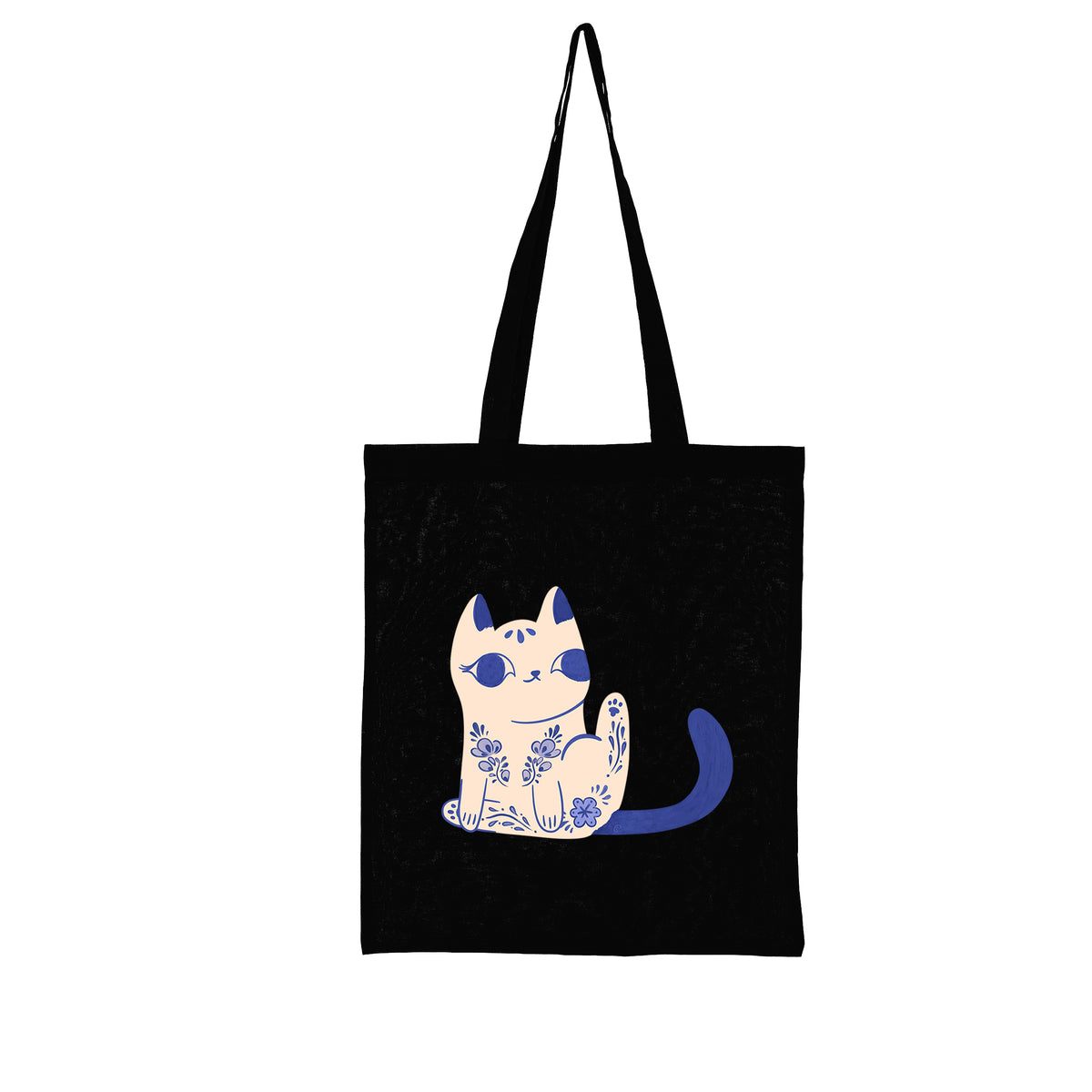 Purrcelin Cat No. 02 - Tote Bag by Carrie Cantwell