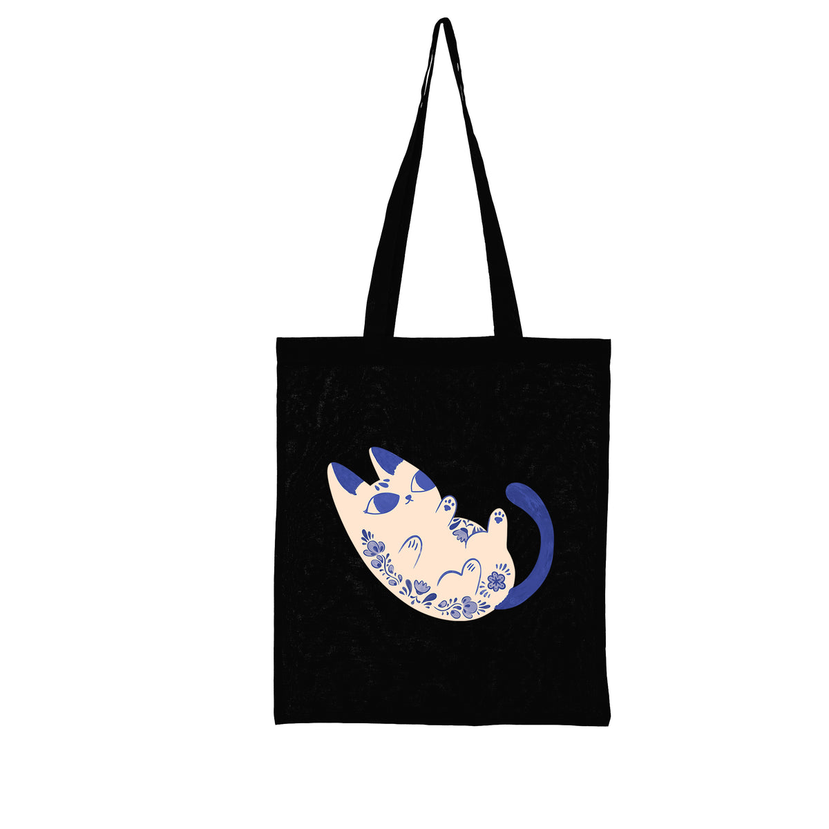 Purrcelin Cat No. 03 - Tote Bag by Carrie Cantwell