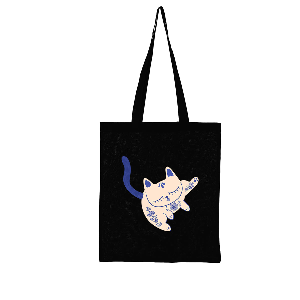 Purrcelin Cat No. 04 - Tote Bag by Carrie Cantwell