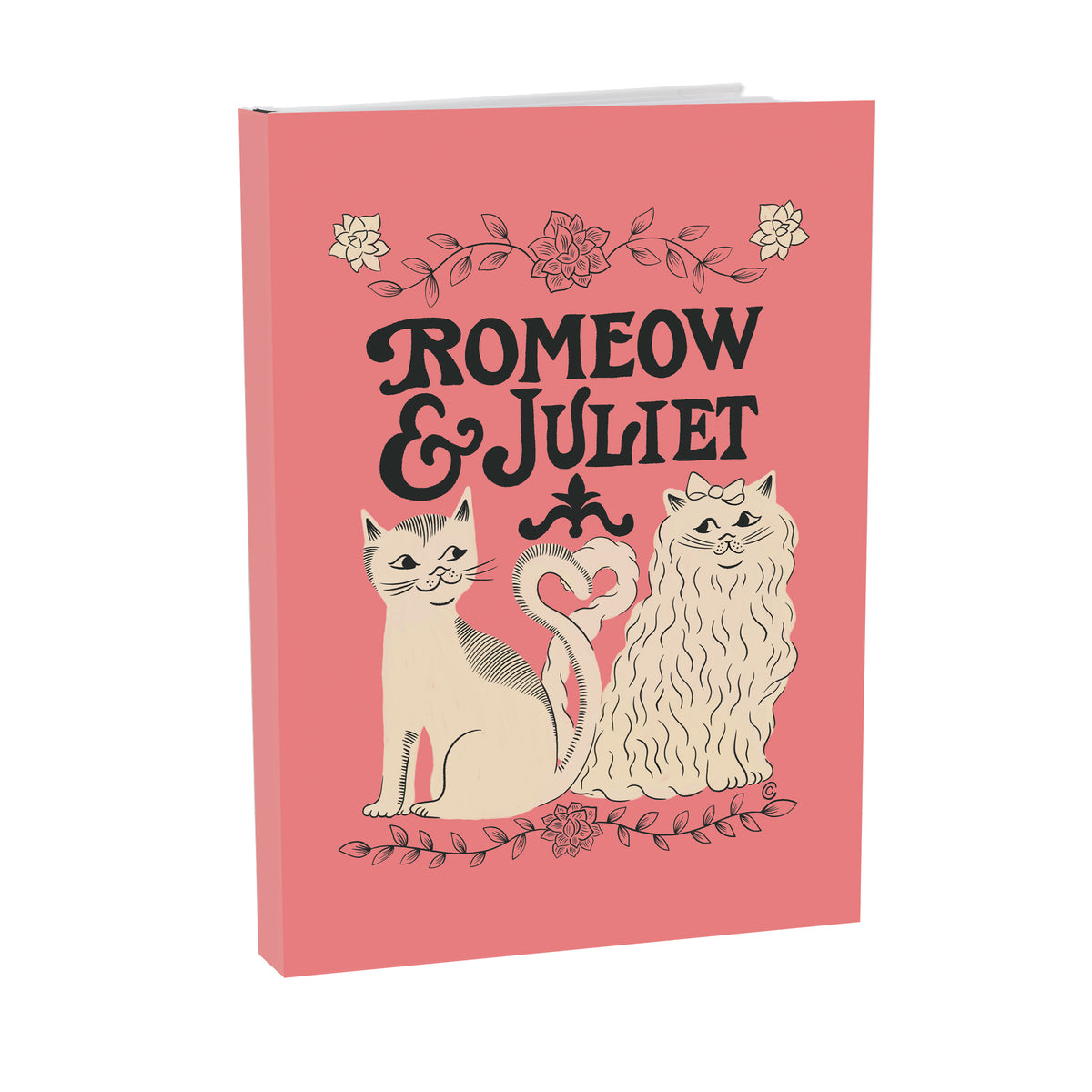 Romeow and Juliet - A5 Notepad by Carrie Cantwell