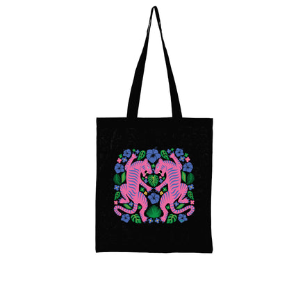 Tiger Friends - Tote Bag by Carrie Cantwell