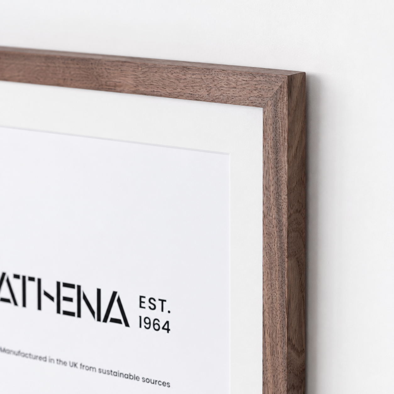Heritage Solid Timber Walnut Frame