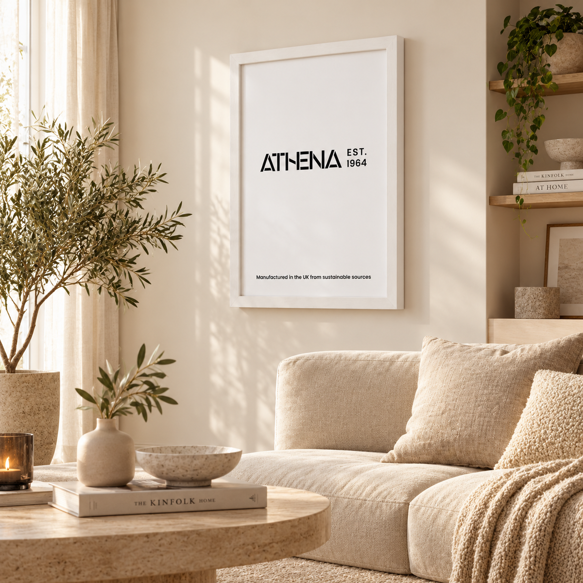 Solid Ash White Frame