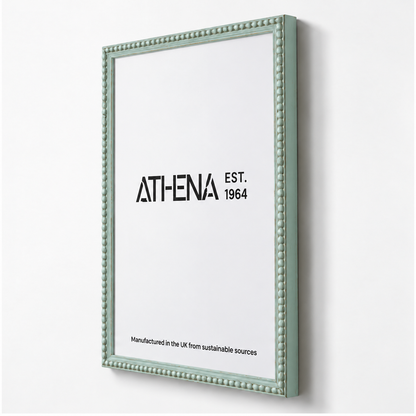 Vintage Pale Gray Beaded Frame