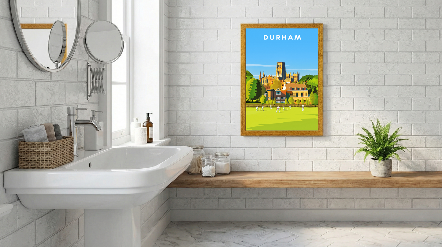 Durham 4 Print - Illustrated Artwork by Richard O’Neill