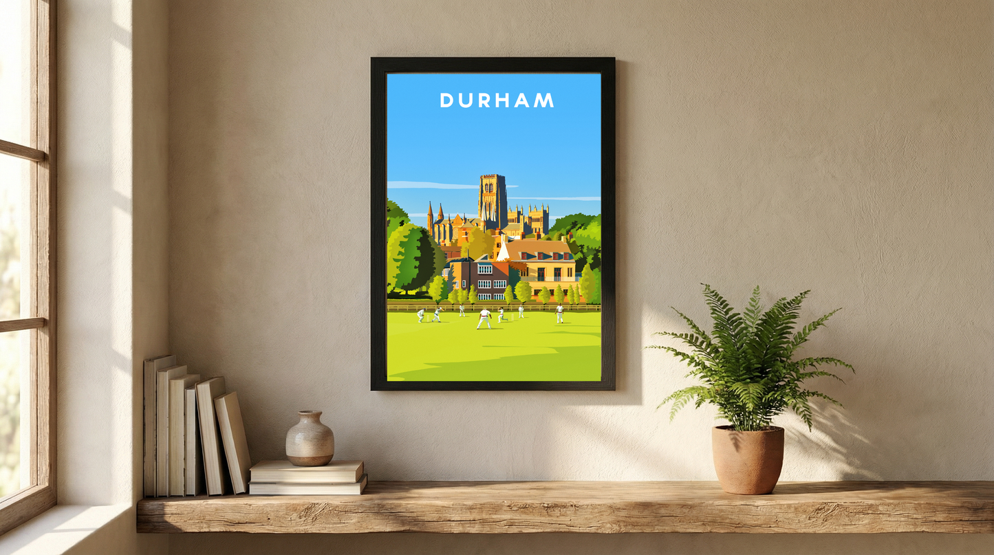 Durham 4 Print - Illustrated Artwork by Richard O’Neill