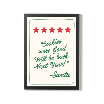 Santa's Cookie Review by Essentially Nomadic