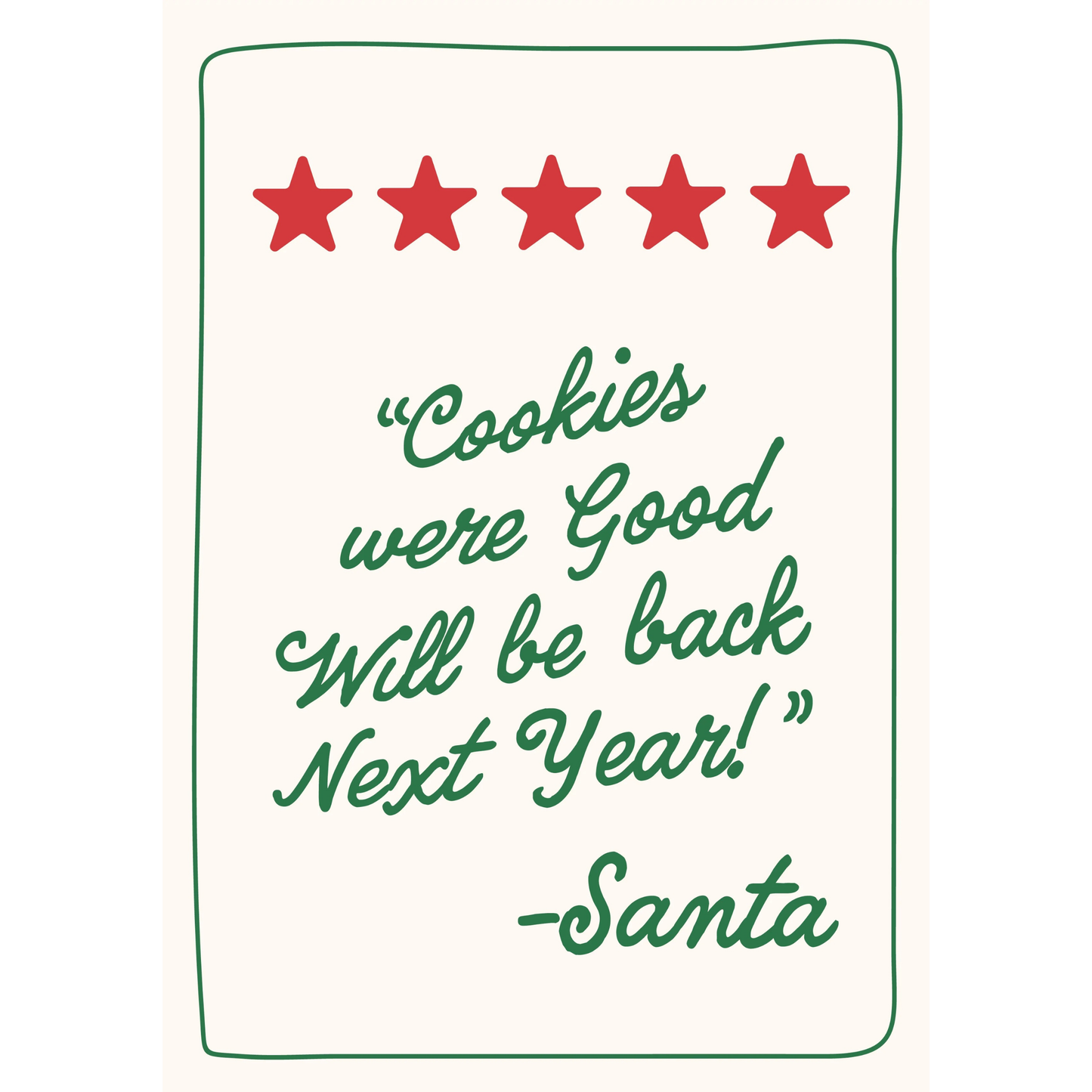 Santa's Cookie Review by Essentially Nomadic