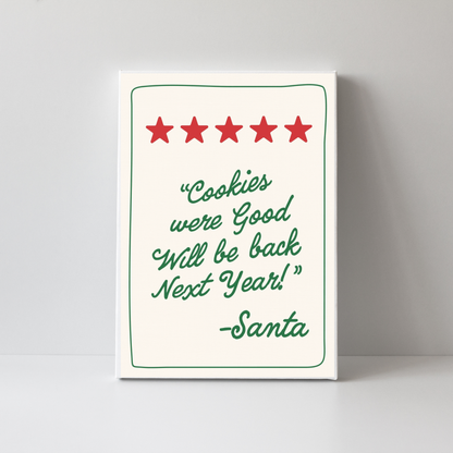 Santa's Cookie Review by Essentially Nomadic