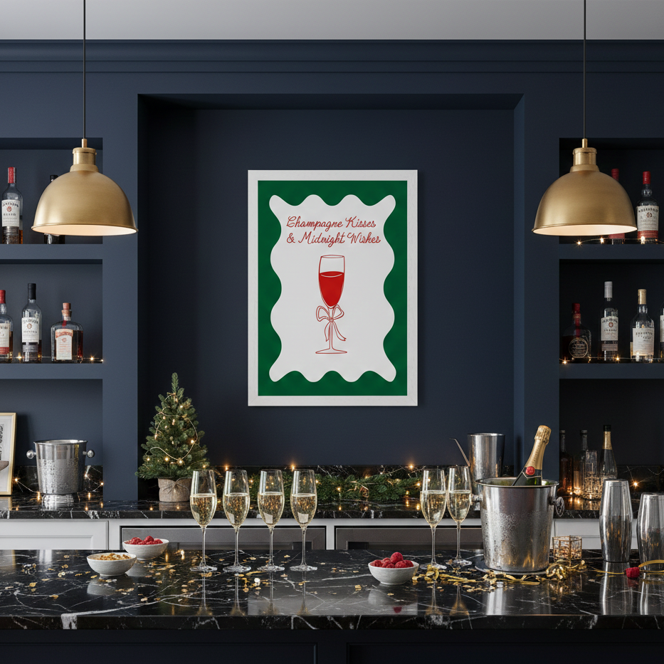 Champagne Kisses & Midnight Wishes by Essentially Nomadic