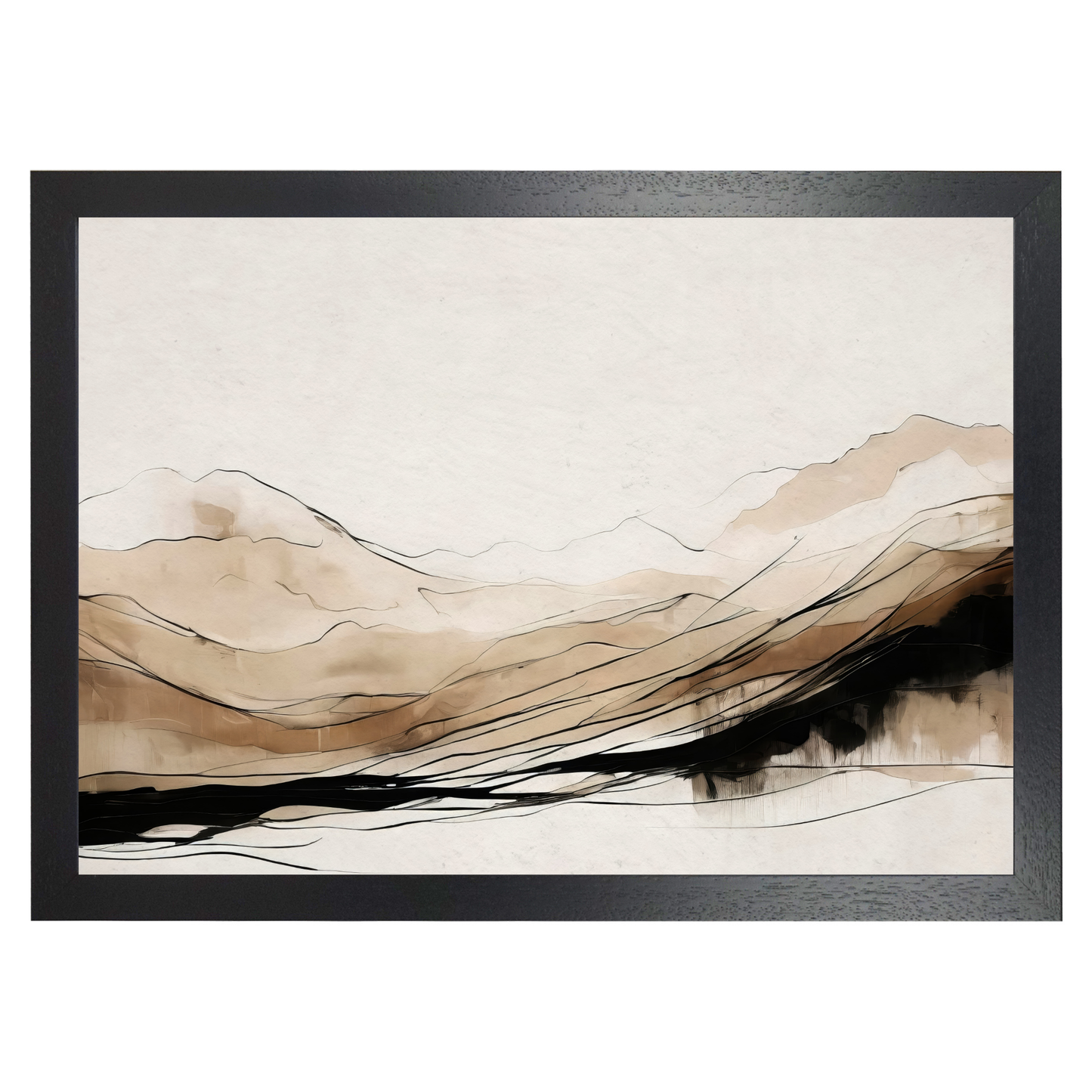 Abstract Hillside Horizon by Alpenglow Workshop