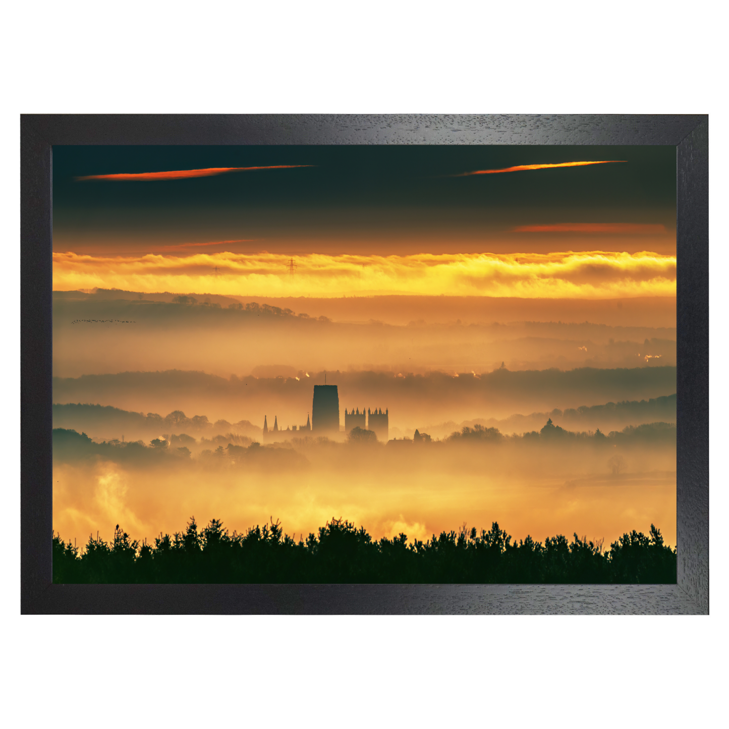 Durham Catherdral In The Mist by Steven Robinson