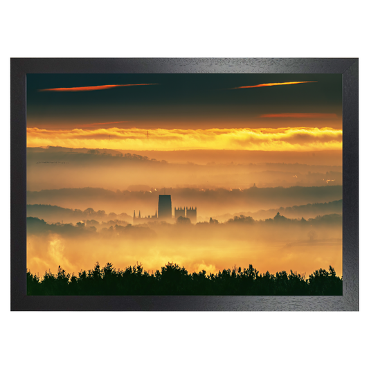Durham Catherdral In The Mist by Stevie Robinson