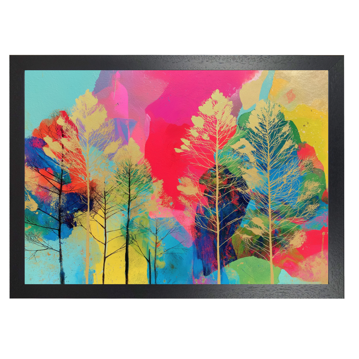 Golden Forest framed by Chromatic Storm Studio