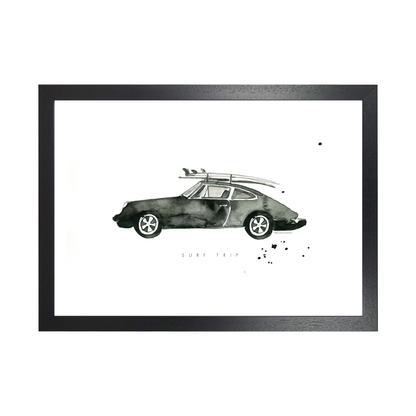 Surf Trip Porsche by Mercedes Lopez