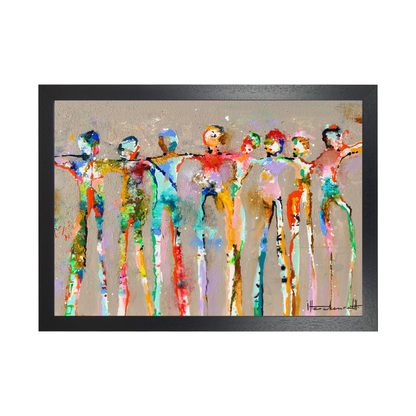 Connected People Eight by STUDIO PAINT-ING