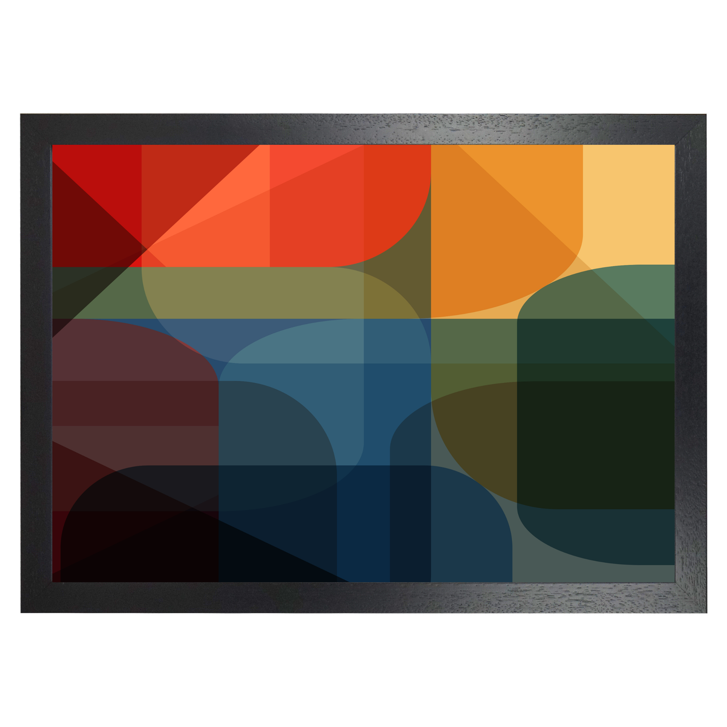 Colurful Modern Geometric Print by Print Punk Studio