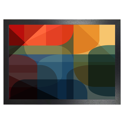Colurful Modern Geometric Print by Print Punk Studio