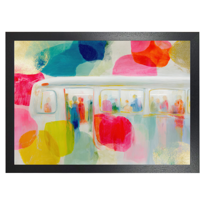 Subway In Color by Chromatic Storm Studio