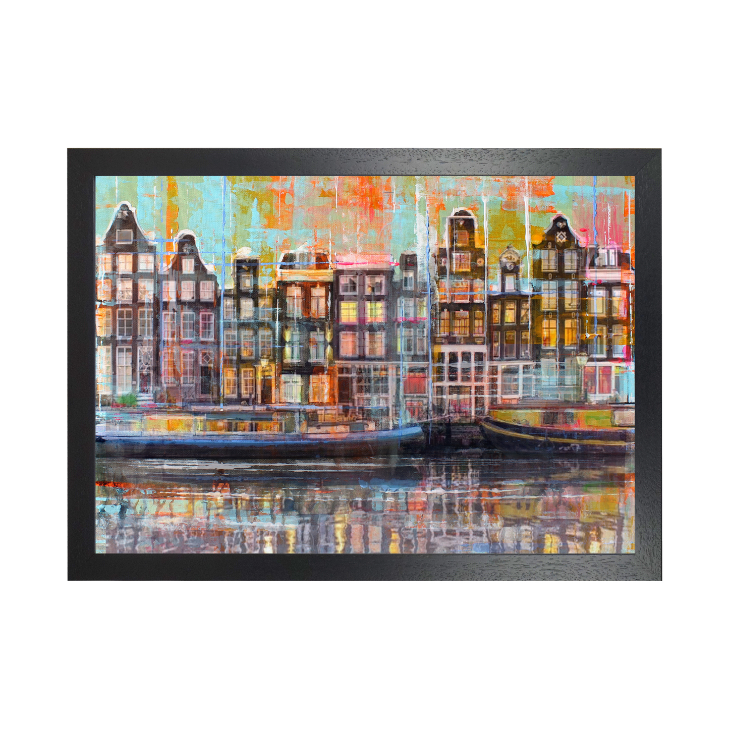Aan de Amsterdamse Grachten by STUDIO PAINT-ING