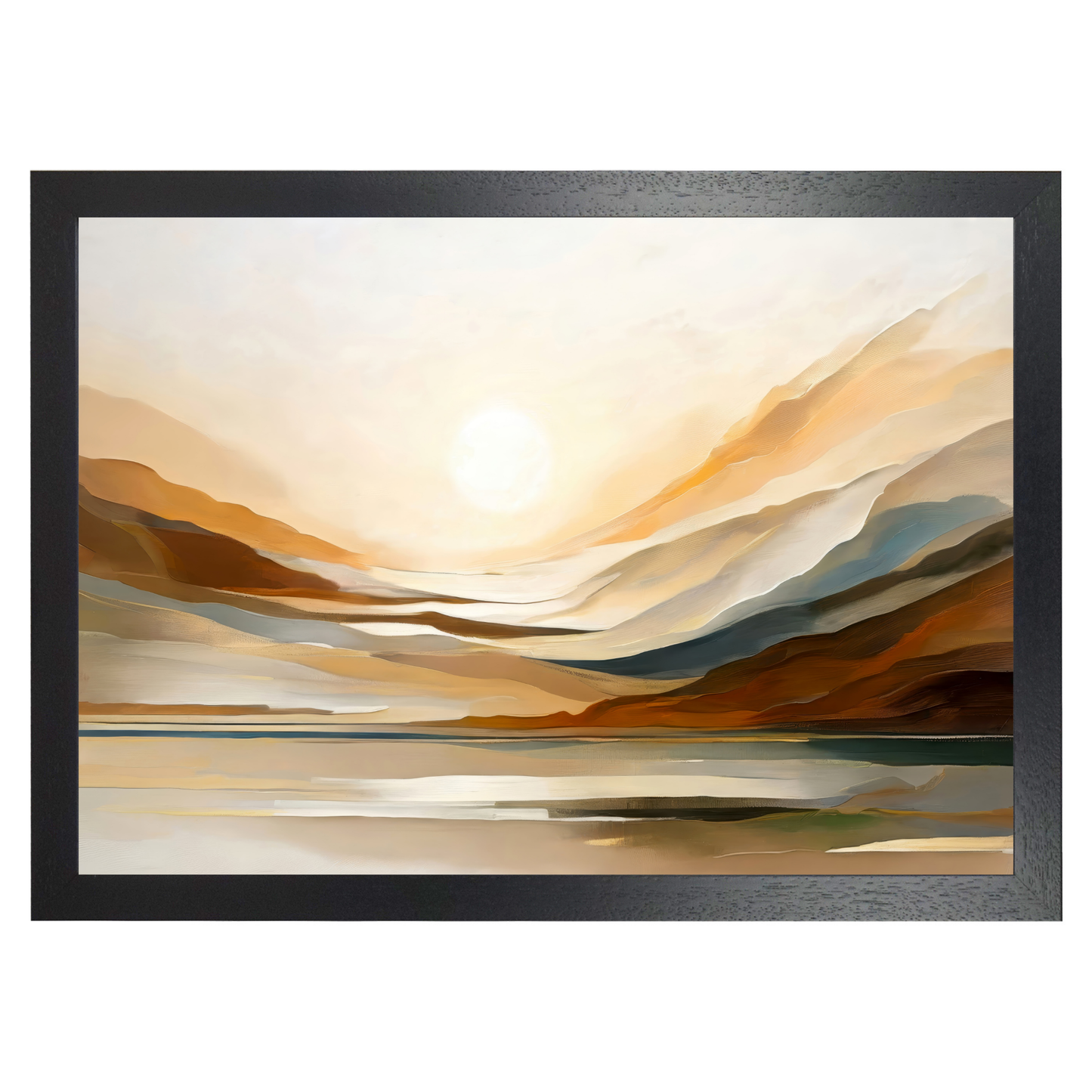 Sunset Through Misty Peaks by Alpenglow Workshop