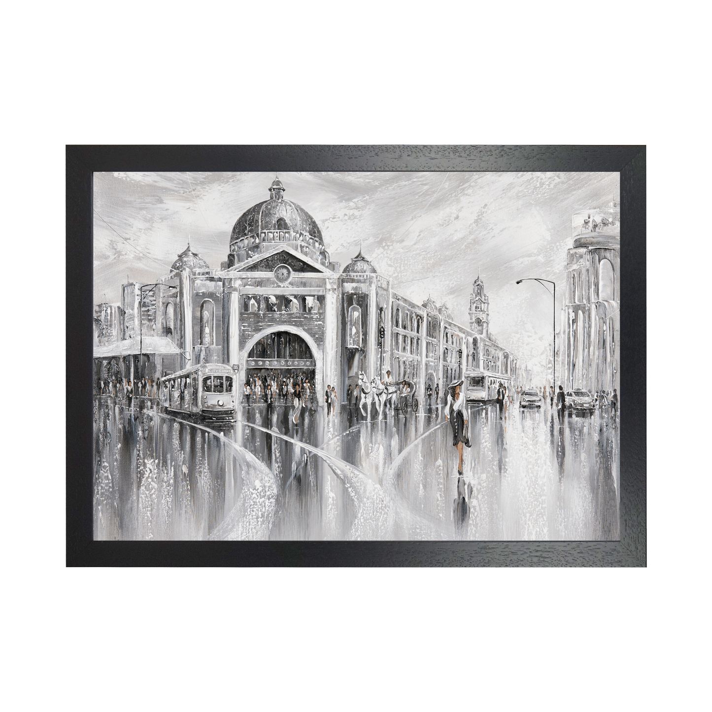 City Vibes Flinders In Monochrome by Isabella Karolewicz