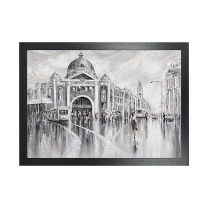 City Vibes Flinders In Monochrome by Isabella Karolewicz