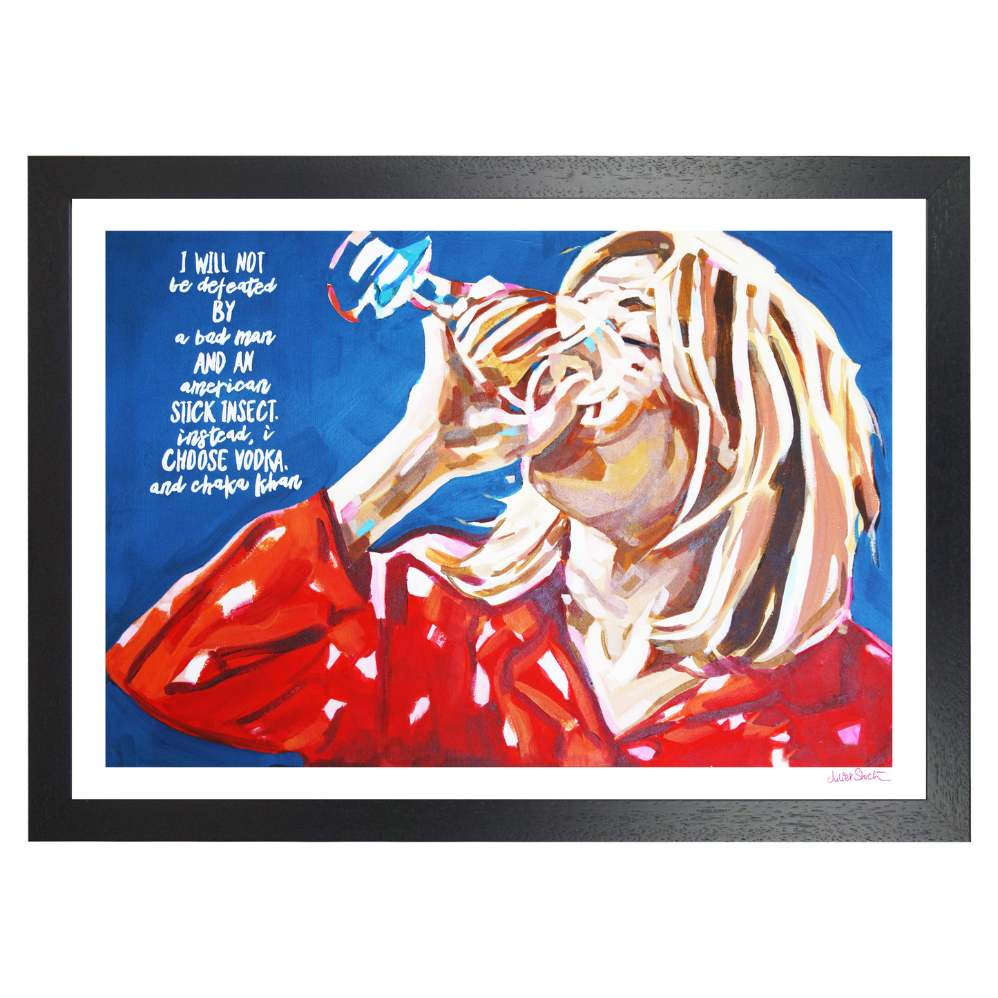 Bridget Jones - Vodka & Chaka Khan by Juliet Stockton
