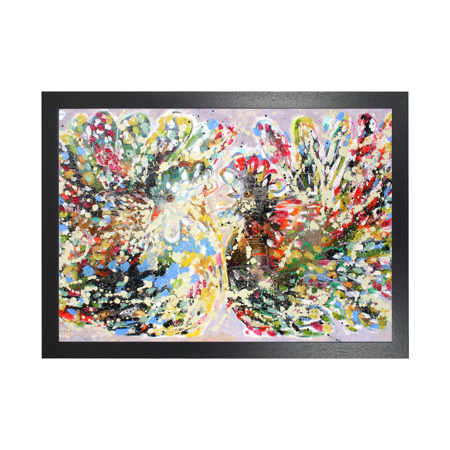 Two Chickens by STUDIO PAINT-ING